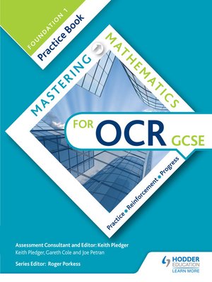 cover image of Mastering Mathematics OCR GCSE Practice Book: Foundation 1